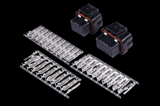 Haltech Plug and Pins Only - AMP 26 & 34 Pin 4 Row 3 Keyway Superseal Connector Set