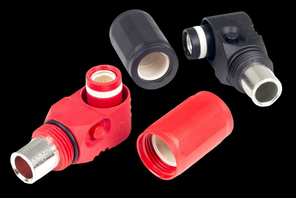 Haltech SurLok Connector Set - 200A (Black + Red)