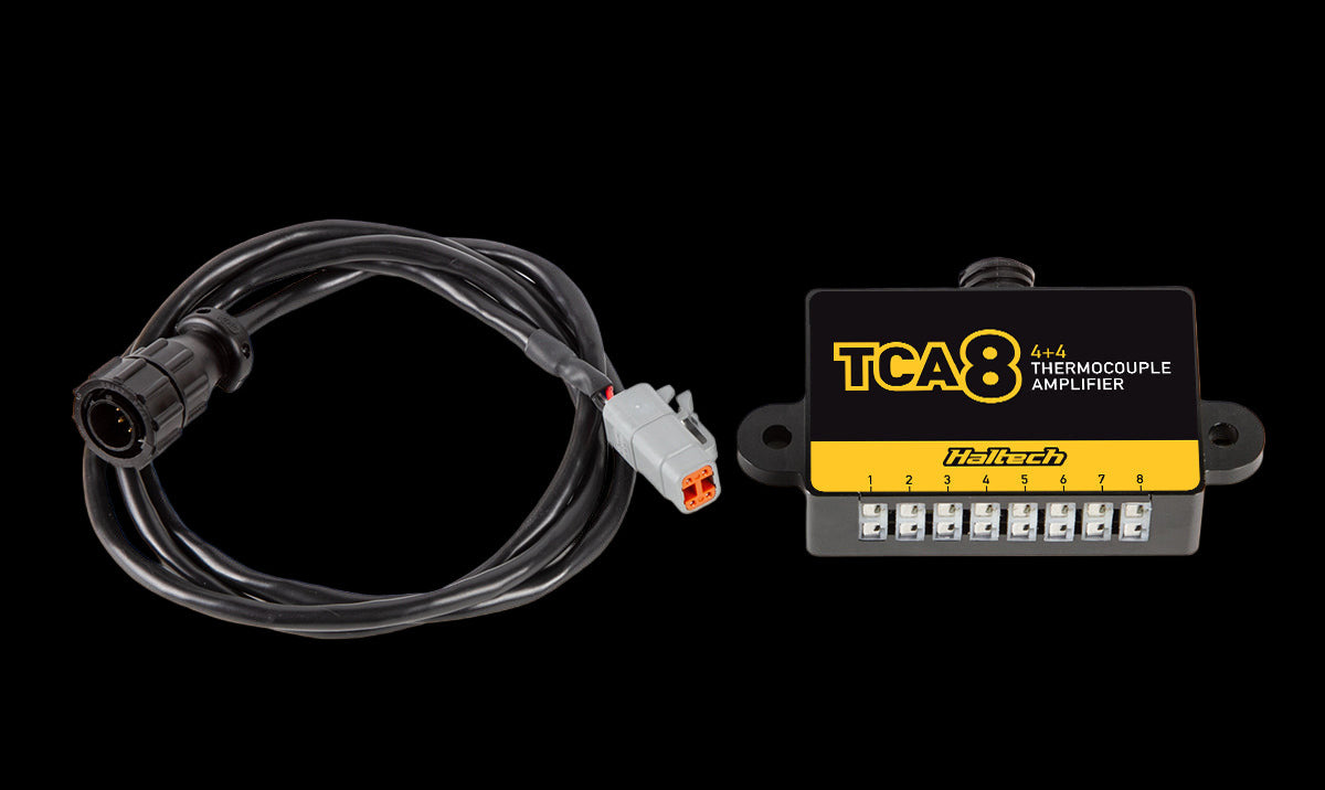 Haltech TCA-8 (4+4) Eight Channel Thermocouple Amplifier Programmed as TCA-4A and TCA-4B