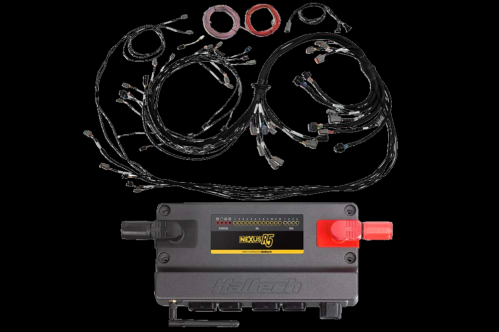 Haltech Nexus R5 ECU + Universal V8 Terminated Harness